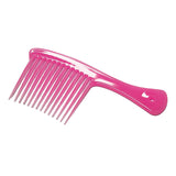 Maxbell Comb Hair Styling Tool Large Handle Styling Comb for Home Travel Salon Pink