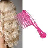 Maxbell Comb Hair Styling Tool Large Handle Styling Comb for Home Travel Salon Pink