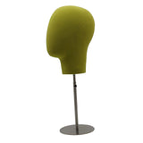 Maxbell Mannequin Head Professional Adjustable Durable for Headphones Hat Hairpiece Green