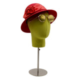 Maxbell Mannequin Head Professional Adjustable Durable for Headphones Hat Hairpiece Green