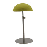 Maxbell Hat Stand with Round Base Portable Baseball Hat Rack Lightweight Metal Green