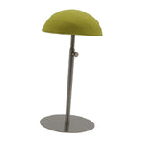 Maxbell Hat Stand with Round Base Portable Baseball Hat Rack Lightweight Metal Green