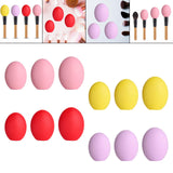 Maxbell 3 Pieces Portable Silicone Makeup Brush Cover for Hopusehold Wife Women Pink