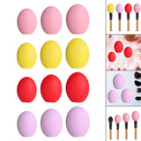 Maxbell 3 Pieces Portable Silicone Makeup Brush Cover for Hopusehold Wife Women Pink