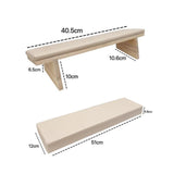 Maxbell Nail Arm Rest Washable Accessories PU for Nail Technician Table Manicure Cream yellow