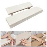 Maxbell Nail Arm Rest Washable Accessories PU for Nail Technician Table Manicure Cream yellow