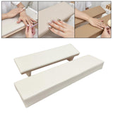 Maxbell Nail Arm Rest Washable Accessories PU for Nail Technician Table Manicure Cream yellow