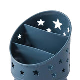 Maxbell Desk Pencil Pen Holder Makeup Brush Bucket Multipurpose for Office Bedroom Blue