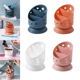 Maxbell Desk Pencil Pen Holder Makeup Brush Bucket Multipurpose for Office Bedroom Blue