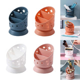 Maxbell Desk Pencil Pen Holder Makeup Brush Bucket Multipurpose for Office Bedroom Blue