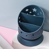 Maxbell Desk Pencil Pen Holder Makeup Brush Bucket Multipurpose for Office Bedroom Blue