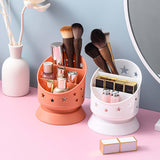 Maxbell Desk Pencil Pen Holder Makeup Brush Bucket Multipurpose for Office Bedroom Orange