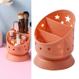 Maxbell Desk Pencil Pen Holder Makeup Brush Bucket Multipurpose for Office Bedroom Orange