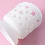 Maxbell Desk Pencil Pen Holder Makeup Brush Bucket Multipurpose for Office Bedroom White