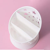 Maxbell Desk Pencil Pen Holder Makeup Brush Bucket Multipurpose for Office Bedroom White