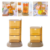 Maxbell Egg Organizer Box Powder Puff Blenders Sponges Ventilation Holes 2 Layers