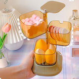 Maxbell Egg Organizer Box Powder Puff Blenders Sponges Ventilation Holes 2 Layers