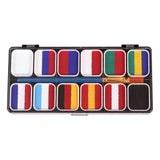 Maxbell Face Body Painting Palette Water based Facepaints for Costumes Party Makeup Style A