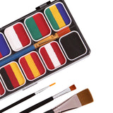 Maxbell Face Body Painting Palette Water based Facepaints for Costumes Party Makeup Style A