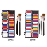 Maxbell Face Body Painting Palette Water based Facepaints for Costumes Party Makeup Style A