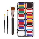 Maxbell Face Body Painting Palette Water based Facepaints for Costumes Party Makeup Style A