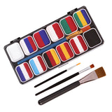 Maxbell Face Body Painting Palette Water based Facepaints for Costumes Party Makeup Style A