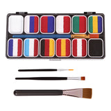 Maxbell Face Body Painting Palette Water based Facepaints for Costumes Party Makeup Style A