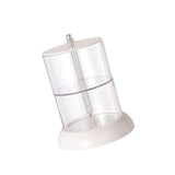 Maxbell Round Cotton Pads Organizer Blender Sponge Holder for Beauty Eggs 2 Layer