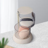 Maxbell Round Cotton Pads Organizer Blender Sponge Holder for Beauty Eggs 2 Layer