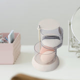 Maxbell Round Cotton Pads Organizer Blender Sponge Holder for Beauty Eggs 2 Layer