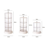 Maxbell Round Cotton Pads Organizer Blender Sponge Holder for Beauty Eggs  4 Layer