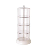 Maxbell Round Cotton Pads Organizer Blender Sponge Holder for Beauty Eggs  4 Layer