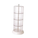 Maxbell Round Cotton Pads Organizer Blender Sponge Holder for Beauty Eggs  4 Layer