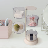 Maxbell Round Cotton Pads Organizer Blender Sponge Holder for Beauty Eggs  4 Layer