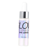 Maxbell 0.5 fl.oz Liquid Highlighter Makeup Shimmer Face and Body White