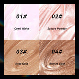 Maxbell 0.5 fl.oz Liquid Highlighter Makeup Shimmer Face and Body Pink