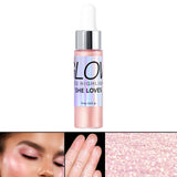 Maxbell 0.5 fl.oz Liquid Highlighter Makeup Shimmer Face and Body Pink