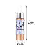 Maxbell 0.5 fl.oz Liquid Highlighter Makeup Shimmer Face and Body Rose Gold