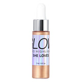 Maxbell 0.5 fl.oz Liquid Highlighter Makeup Shimmer Face and Body Rose Gold