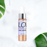 Maxbell 0.5 fl.oz Liquid Highlighter Makeup Shimmer Face and Body Rose Gold