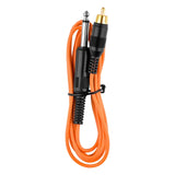 Maxbell Professional Tattoo RCA Clip Cable Spare Parts for Tattooist Artists Orange