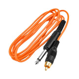 Maxbell Professional Tattoo RCA Clip Cable Spare Parts for Tattooist Artists Orange