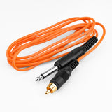 Maxbell Professional Tattoo RCA Clip Cable Spare Parts for Tattooist Artists Orange