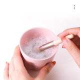 Maxbell Portable Makeup Brush Cleaning Tool Brush Drying Holder Beauty Supplies Pink