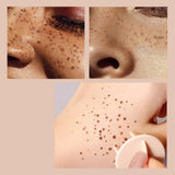 Maxbell Freckles Air Cushion Professional Freckles Makeup Waterproof for Beach Dark Brown