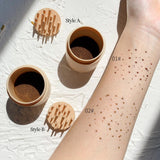 Maxbell Freckles Air Cushion Professional Freckles Makeup Waterproof for Beach Dark Brown