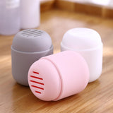 Maxbell Makeup Sponge Holder Dustproof Silicone Powder Puff Protective Container White