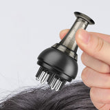 Maxbell Scalp Applicator Comb 4ml Convenient Multiple Functions for Travel Home Men Black