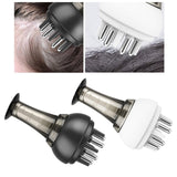 Maxbell Scalp Applicator Comb 4ml Convenient Multiple Functions for Travel Home Men Black