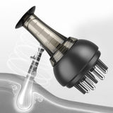 Maxbell Scalp Applicator Comb 4ml Convenient Multiple Functions for Travel Home Men Black
